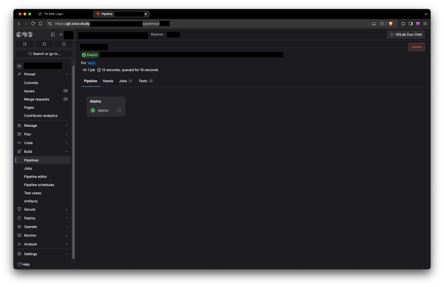 Screenshot pipeline but no link
