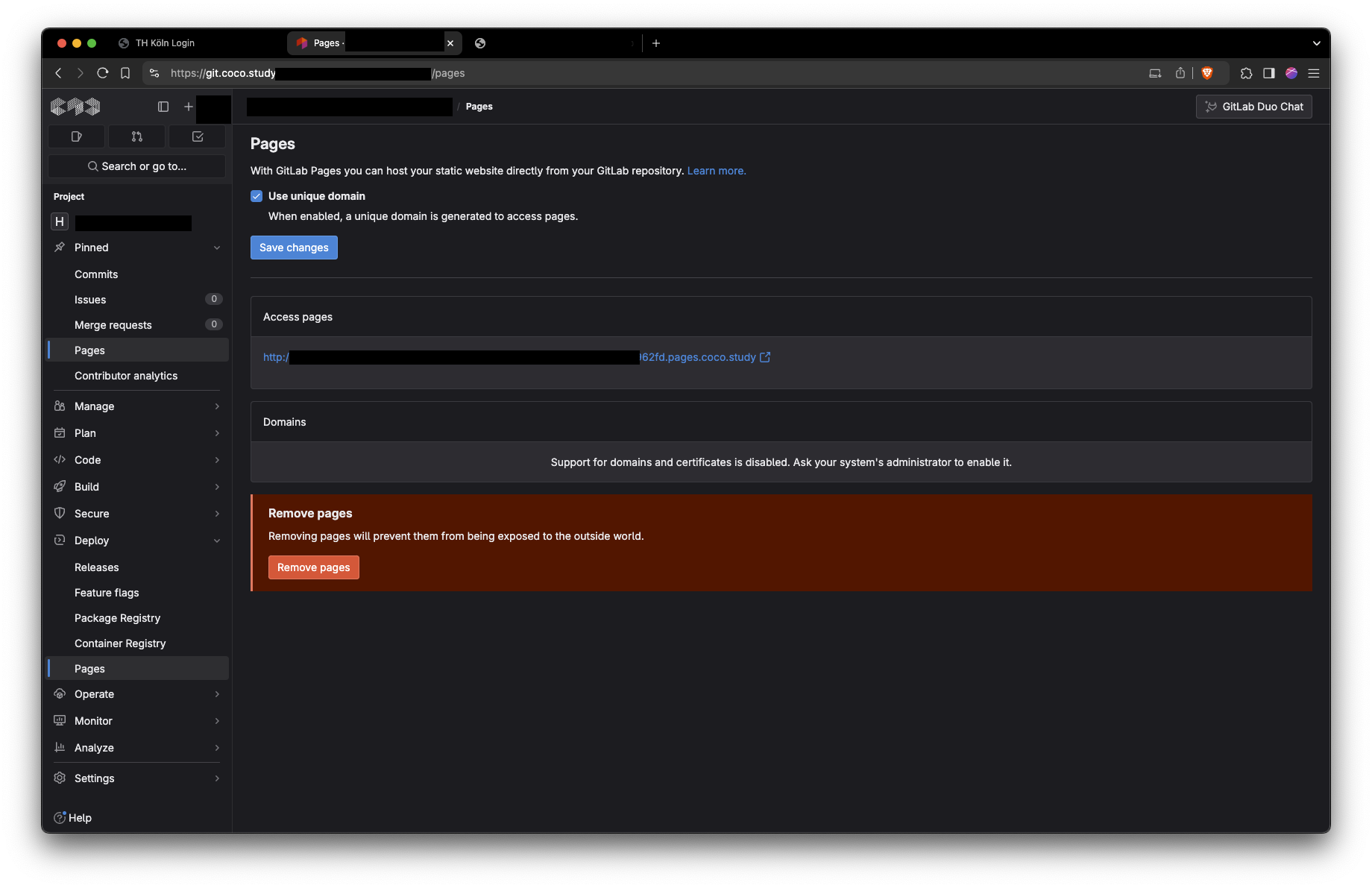 Screenshot pipeline broken link